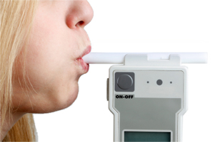 roadside drink drive breath test